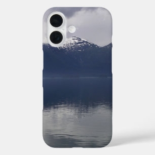 Coque Pour iPhone 16 Mer d'Alaska brumeuse aux nuances de bleu