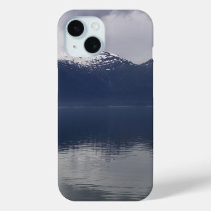 Coque Pour iPhone 15 Mer d'Alaska brumeuse aux nuances de bleu