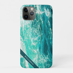 Case-Mate iPhone Case Mer et vagues turquoise personnalisées