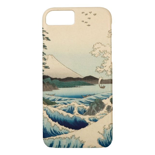 Coques Case-Mate iPhone Mer japonaise de Satta Hiroshige Art (Dos)