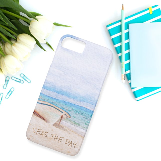 Coques Case-Mate iPhone Mer Le Jour Plage Bateau De Pêche (Créateur téléchargé)