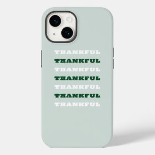 Coque Case-Mate iPhone Merci, Citation de gratitude, Vert