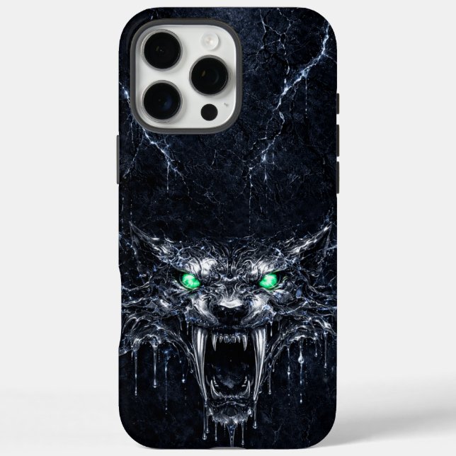 Coques Case-Mate iPhone Mercure Sabretooth Vert Émeraude Yeux (Verso)
