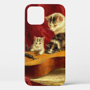 Case-Mate iPhone Case Mère Chat et chatons Jouer avec la guitare