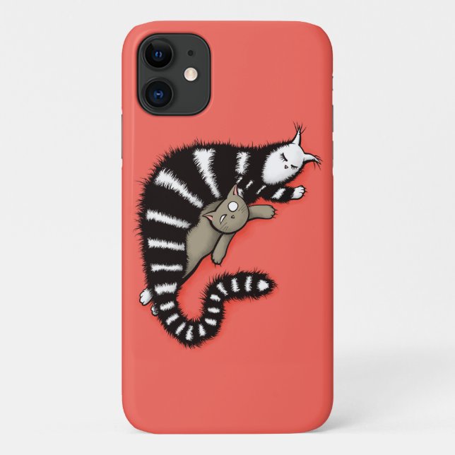 Coques Case-Mate iPhone Mère de chat protège son mignonne Kitty (Dos)
