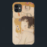Coques Pour iPhone Mère et enfant de Gustav Klimt<br><div class="desc">Mère et enfant de Gustav Klimt.</div>