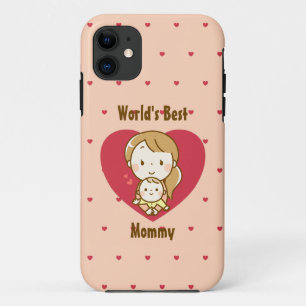 Case-Mate iPhone Case Mère et enfant mignon dessin animé kawaii fête des