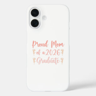 Coque Pour iPhone 16 Mère fière d'un étudiant de la promotion 2026 en d