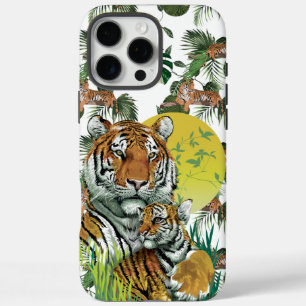 Coque iPhone 16 Pro Max Mère Tigre Avec Cub