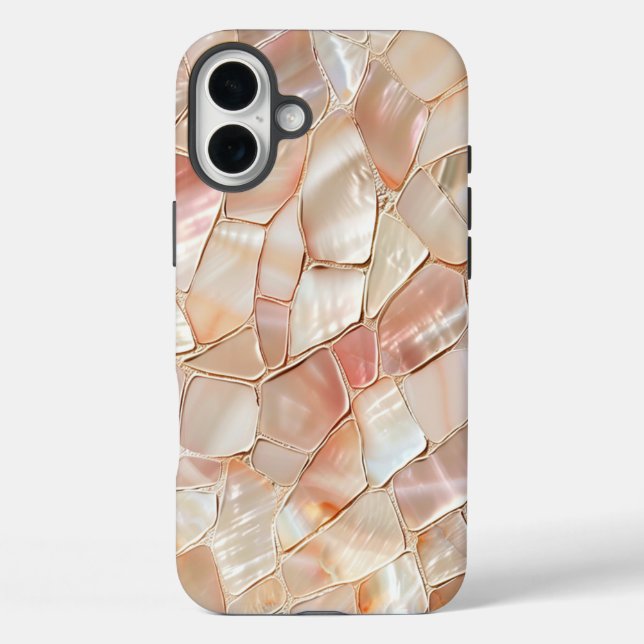 Coques Case-Mate iPhone Mère tonique de perle de la mosaïque (Verso)