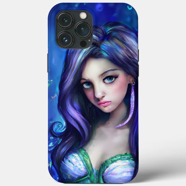 Coques Case-Mate iPhone Mermaid Sea Goddess Nymphe Siren Art sous-marin (Verso)