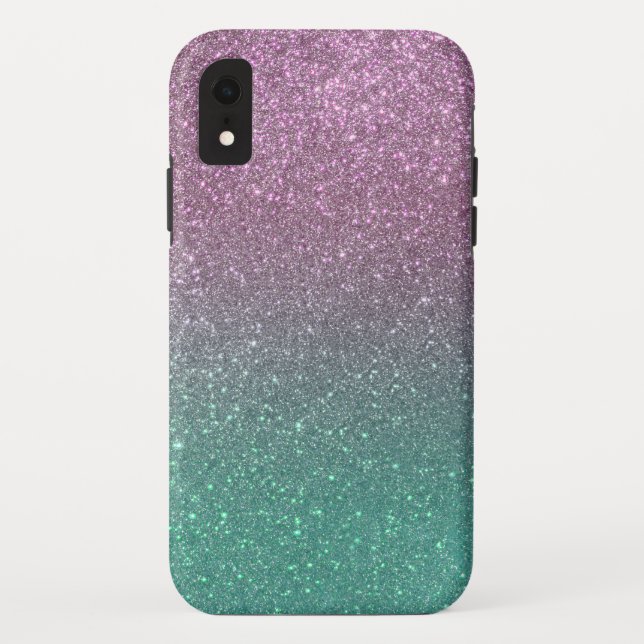 Coques Case-Mate iPhone Mermaid vert rose Parties scintillant étincelante  (Dos)