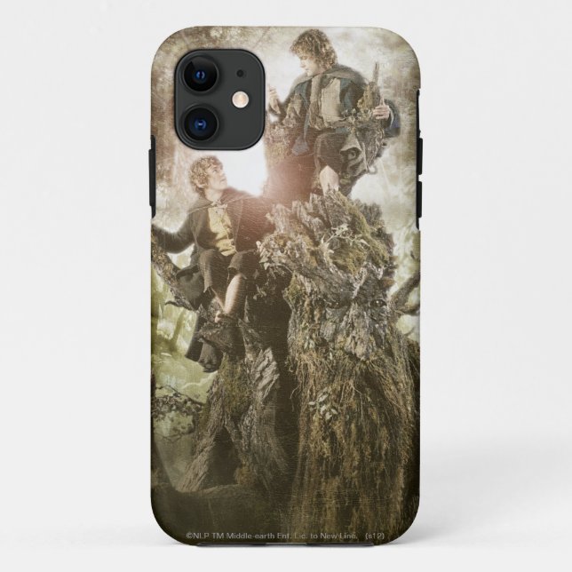 Coques Case-Mate iPhone Merry and Peregrin on Treebeard (Dos)
