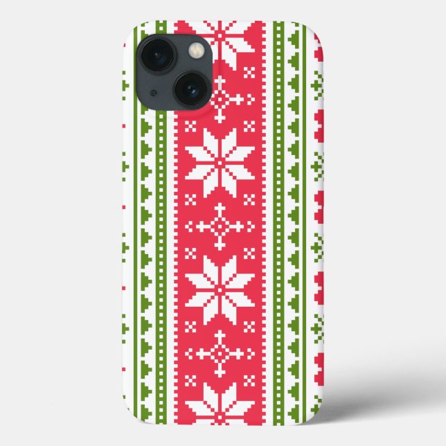 Coques Case-Mate iPhone Merry Christmas pattern 3 (Verso)