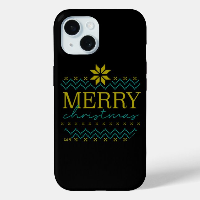 Coques Case-Mate iPhone MERRY NOËL drôle Noël (Verso)