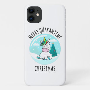 Case-Mate iPhone Case Merry Quarantine Christmas Unicorn