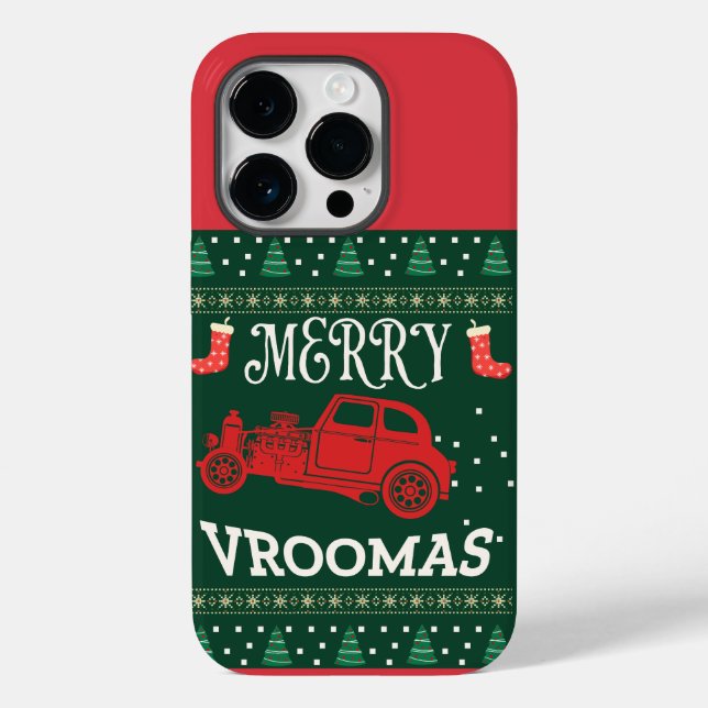 COQUES Case-Mate iPhone MERRY VROOMAS - CHRISTMAS UGLY SWEATER (Verso)