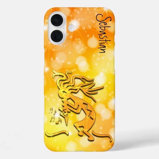 Coques Case-Mate iPhone Merrymaker Kokopelli Musical Notes custom Nom (Verso)