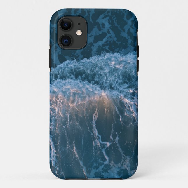 Coques Case-Mate iPhone Merveilleuses Vagues Bleues (Dos)