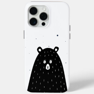 Coque Case-Mate iPhone Merveilleux dessin animé noir surpris Panda