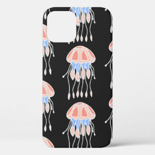 Case-Mate iPhone Case Merveilleux vintage motif sans soudure de méduse.