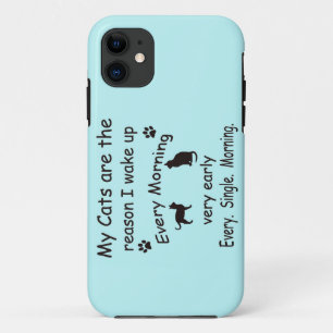 Coque Case-Mate iPhone Mes chats sont la raison pour laquelle je me révei