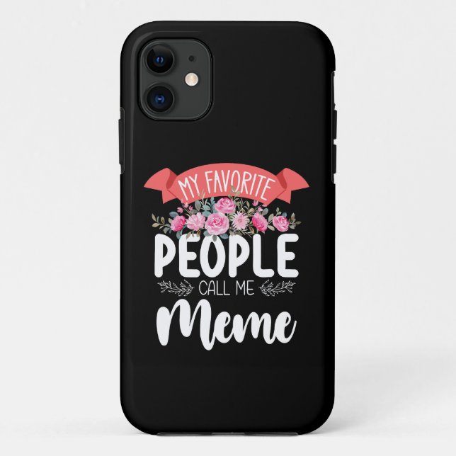 Coques Case-Mate iPhone Mes personnes préférées m'appellent Maman de la fê (Dos)