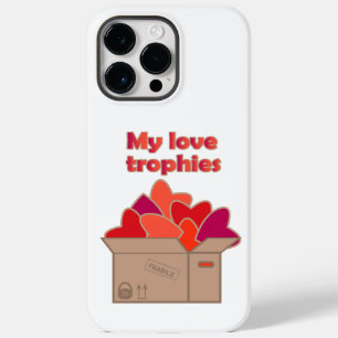 Coque Case-Mate iPhone Mes trophées d'amour dans une boîte pleine de coeu