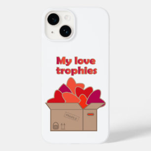 Coque Case-Mate iPhone Mes trophées d'amour dans une boîte pleine de coeu