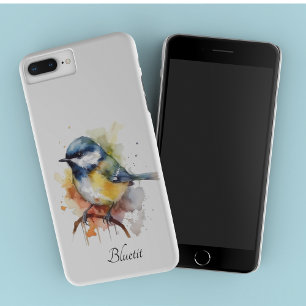 Case-Mate iPhone Case Mésange charmante sur une branche, personnalisé