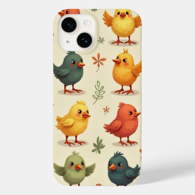Coques Case-Mate iPhone Mésange de couleur  (Verso)