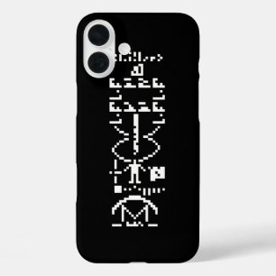 Coques iPhone 16 Plus Message binaire Arecibo 1974