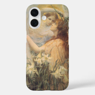 Coque Pour iPhone 16 Message d'Angel de George Swinstead, Art Vintage