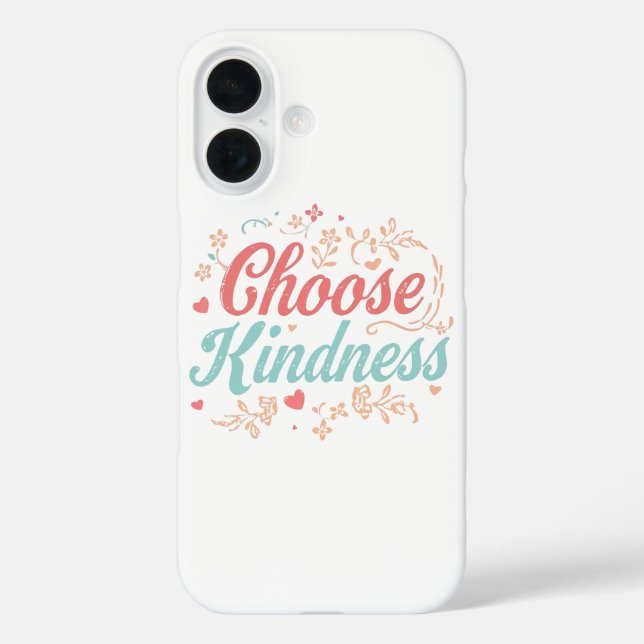 Coques Case-Mate iPhone Message Inspirant Rose Pâle et Sarcelle (Verso)