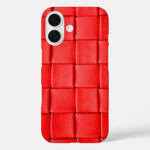 Coque Pour iPhone 16 Métain rouge