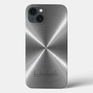 Coque Case-Mate iPhone Métal argenté d'acier inoxydable