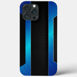 Case-Mate iPhone Case Métal bleu lisse