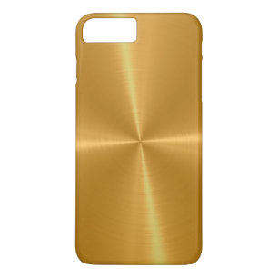 Coques Pour iPhone Métal brillant d'acier inoxydable d'or