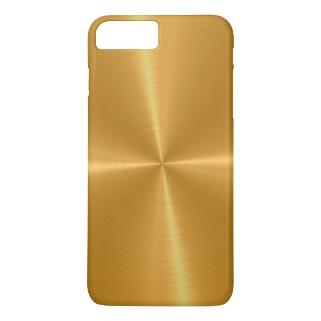 Coques Case-Mate iPhone Métal brillant d'acier inoxydable d'or (Dos)