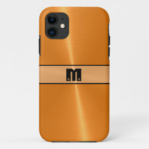 Case-Mate iPhone Case Métal brillant orange 5 d'acier inoxydable