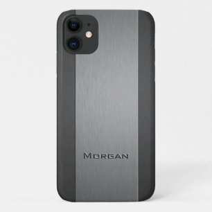 Case-Mate iPhone Case Métal brossé Deux Nuances - Nom