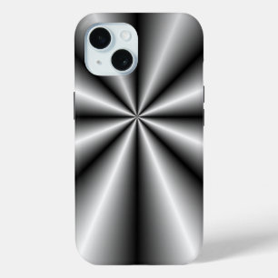 Coque Pour iPhone 15 Métal : Camion en métal brossé et rouleau