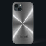 Case-Mate iPhone Case Métal en acier inoxydable<br><div class="desc">Acier Inoxydable Métallique. Veuillez supprimer / modifier "Elizabeth" avant d'acheter. Le design est disponible sur d'autres produits.</div>