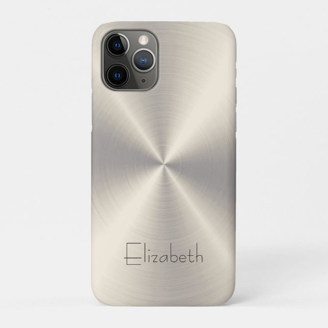 Coques Case-Mate iPhone Métal en acier inoxydable (Dos)