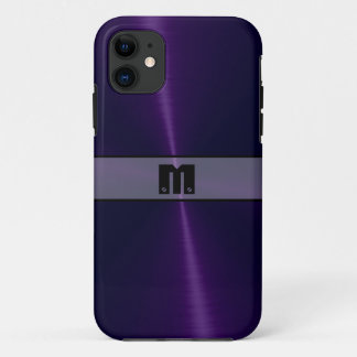 Coque Case-Mate Pour iPhone Métal en acier inoxydable brillant pourpre 6