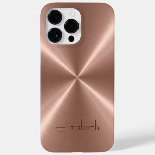 Coque Case-Mate iPhone Métal en acier inoxydable bronze