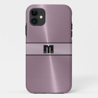 Coque Case-Mate Pour iPhone Métal en acier inoxydable violet brillant 4