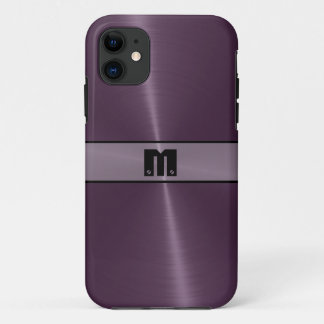 Etui iPhone Case-Mate Métal en acier inoxydable violet brillant 9