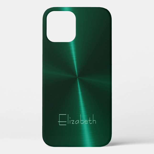 Coques Case-Mate iPhone Métal en acier radial brillant cool (Verso)