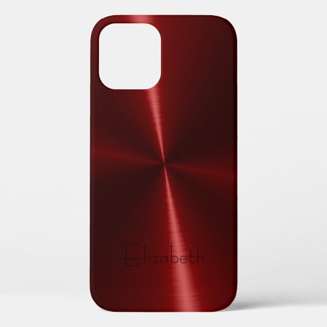 Coques Case-Mate iPhone Métal en acier radial brillant cool (Verso)